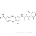 Bensamid, N - [[[3,5-diklor-4 - [[3-klor-5- (trifluormetyl) -2-pyridinyl] oxi] fenyl] amino] karbonyl] -2,6-difluor CAS 71422-67- 8